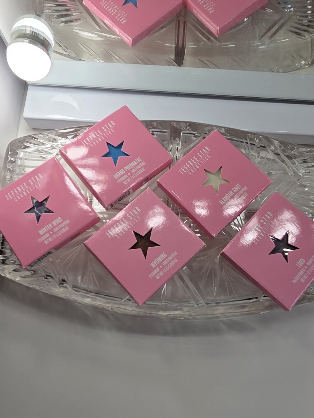 JEFFREE STAR ARTISTRY SINGLES 5 PC EYESHADOW BUNDLE NEW IN BOX